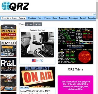 QRZ.comのサイト