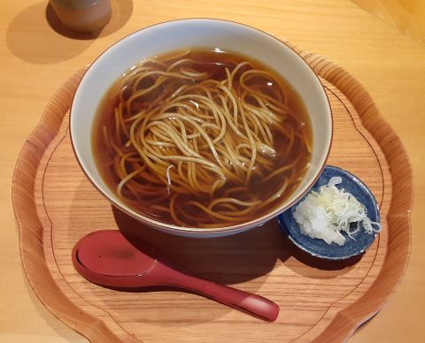 麺線がきれいなかけ蕎麦