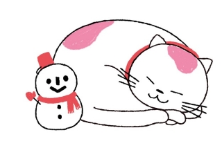 雪だるまとユキマサ君